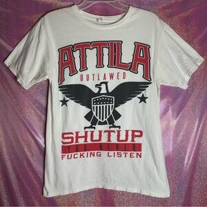 Attila Anvil Official Band Merch Tour Concert Shut Up You Never Listen T…